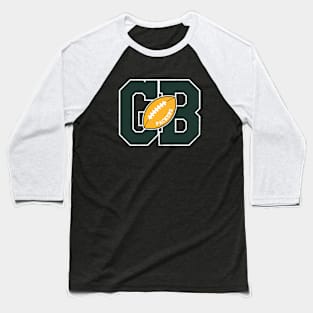 Big Bold Green Bay Packers Monogram Baseball T-Shirt